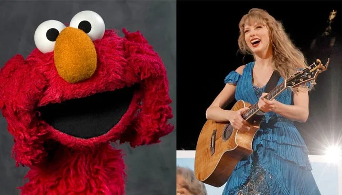 Elmo and Taylor swift